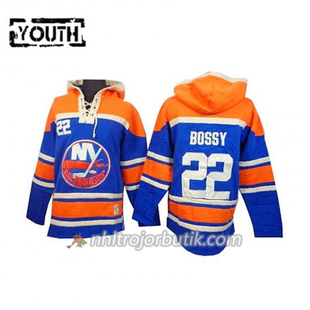 Barn Ishockey New York Islanders Mike Bossy22 Blå Sawyer Hooded Sweatshirt Barn Ishockey New York Islanders Mike Bossy22 Blå Sawyer Hooded Sweatshirt